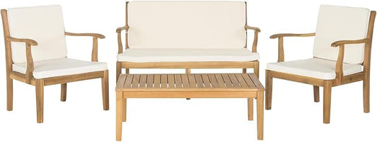 SAFAVIEH 4-Piece Outdoor Collection Fresno Patio Set
