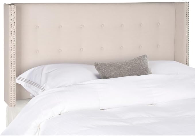 SAFAVIEH Headboard Collection Keegan Headboard, Queen, Taupe