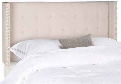 SAFAVIEH Headboard Collection Keegan Headboard, Queen, Taupe