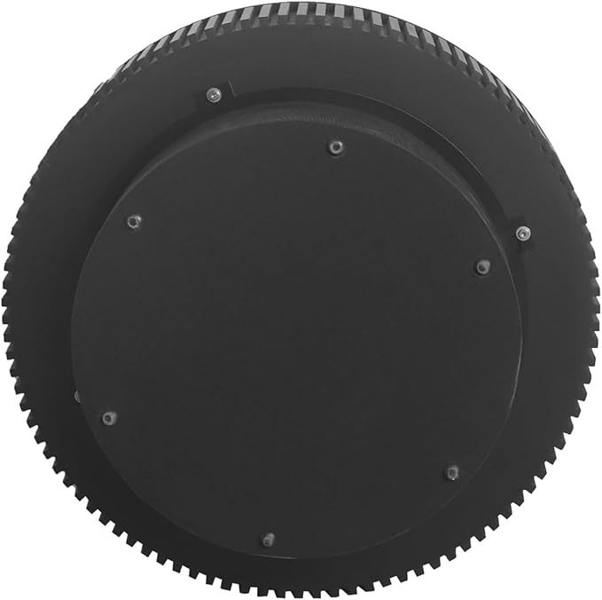 31.5'' Round Coffee Table for Living Room, Fluted Coffee Table with Hidden Storage, Solid Wood Veneered Circle Table, Modern Tea Table for Small Space Apartment (Black)