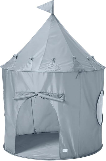 3 Sprouts Kids Play Tent - Sustainable Recycled Fabric – Fun Spacious Childs Playhouse for Indoor Games for Boys & Girls - Durable Fort Pop Up House for Toddlers & Children Age 3-10 - Blue