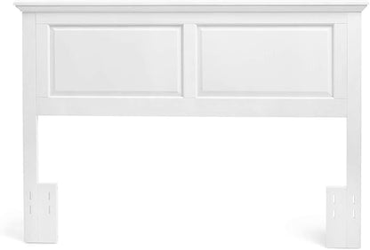 Mantua Arcadia Panel Headboard in Gloss White - Twin Size