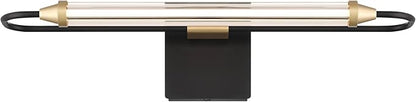 Possini Euro Design Nikola Modern Industrial Vintage Wall Light Bar Matte Black Hardwire 23 1/2" Fixture for Bedroom Bathroom Bedside Vanity House Living Room Home Mirror Hallway Dining Kitchen