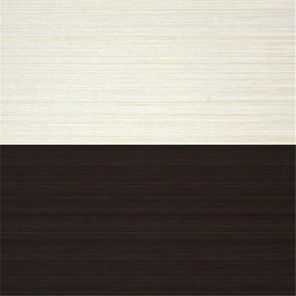 Pemberly Row U Shaped Computer Desk in Dark and White Chocolate