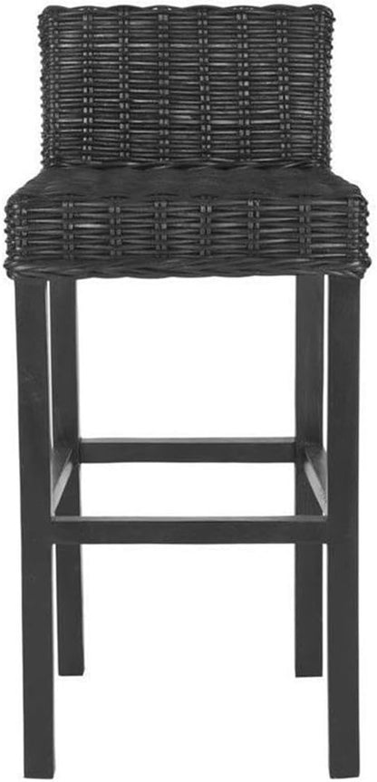 Safavieh Home Collection Cypress Cappuccino Wicker 30-inch Bar Stool