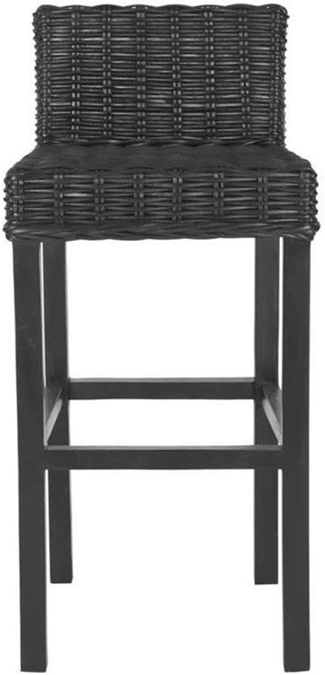 Safavieh Home Collection Cypress Cappuccino Wicker 30-inch Bar Stool