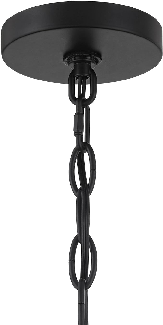 Possini Euro Design Carrine 15 3/4" Modern Pendant Chandelier Ceiling Light Fixture Dining Room Over Table Kitchen Island Foyer Hanging Unique 5-Light LED Dimmable Black Gold Finish Crystal Small