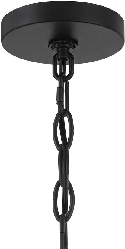 Possini Euro Design Carrine 15 3/4" Modern Pendant Chandelier Ceiling Light Fixture Dining Room Over Table Kitchen Island Foyer Hanging Unique 5-Light LED Dimmable Black Gold Finish Crystal Small