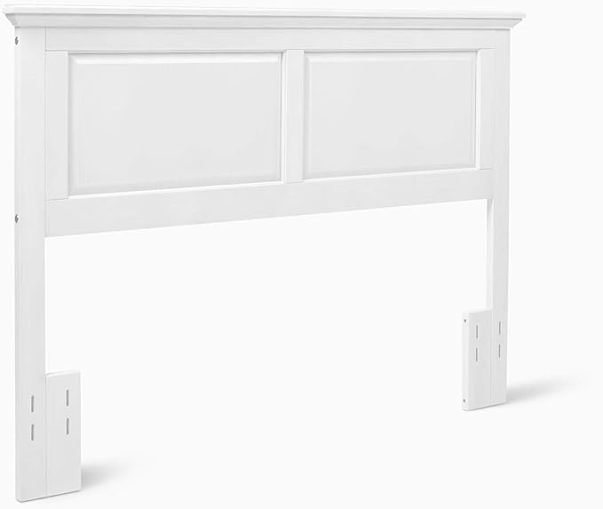 Mantua Arcadia Panel Headboard in Gloss White - Twin Size