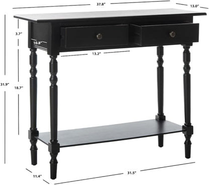Safavieh American Homes Collection Rosemary Distressed Black Console Table