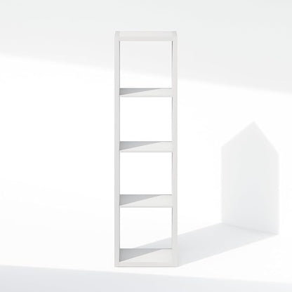 Furinno Cubic Closet Organizers and Storage, 4-Cube Closet Organizer, Open Shelf Closet Storage, Extra Thick Frame for Wardrobe, Bedroom, Living Room, White
