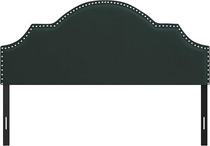 Hillsdale, Cynthia Upholstered Full/Queen Adjustable Headboard, Green