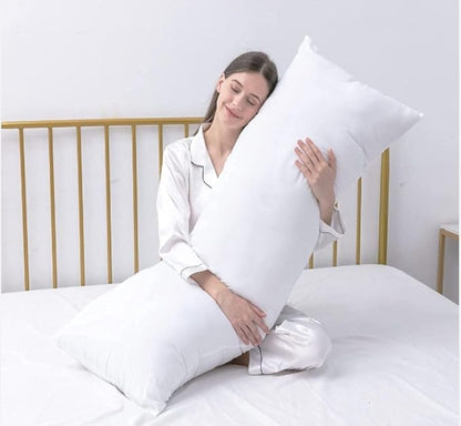 MoonRest® Synthetic Down Alternative 14x36 Lumbar Pillow Insert Form, for Decorative Throw Pillow, Sofa, Cushions, Body and Bed - Pack of 2- Size 14” X 36”