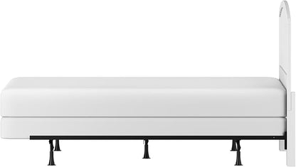 Hillsdale Carolina Headboard with Bed Frame, Full/Queen, White