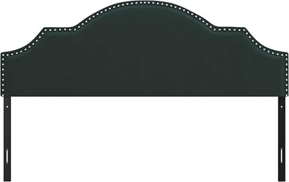 Hillsdale, Cynthia Upholstered King Adjustable Headboard, Green