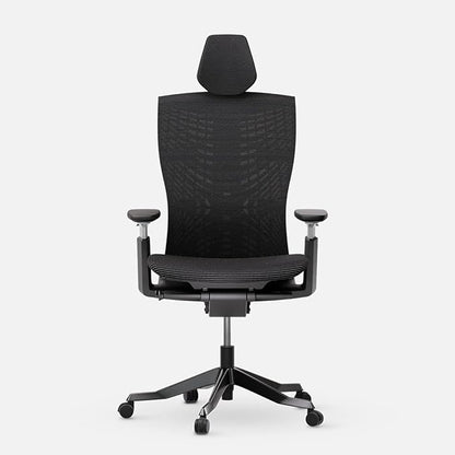 AUTONOMOUS ErgoChair Ultra 2 Ergonomic Office Chair Mesh Black Adjustable Lumbar Support, Rolling Swivel - Home office Desk Chairs with Headrest & Arms - Ergonomic Desk Chair Comfy for Gaming & Office