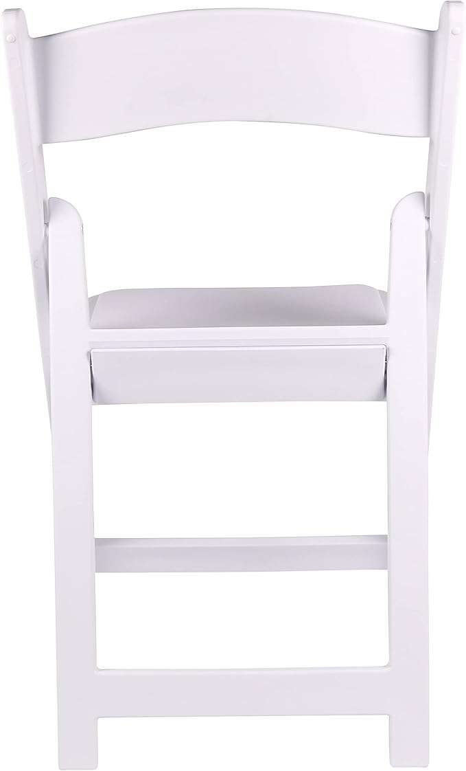 BTEXPERT Resin Folding Chair Vinyl Padded Seat Indoor Outdoor Lightweight Set for Home Event Party Picnic Kitchen Dining Church School Weddings Set of 2