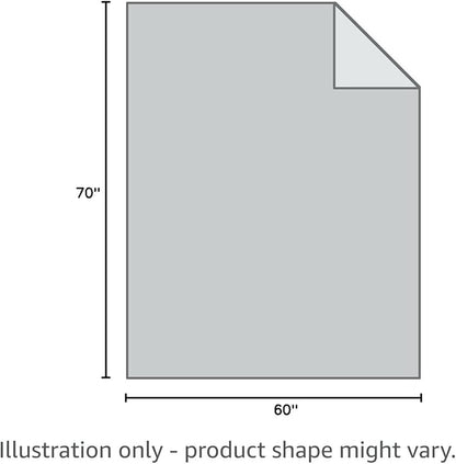 Beautyrest Heated Electric Blanket for Cold Weather, Fast Heating Heated Blanket, Auto Shut Off, Virtually Zero EMF, Multi Heat Setting, UL Certified, Aqua Throw (60 inx70 in)