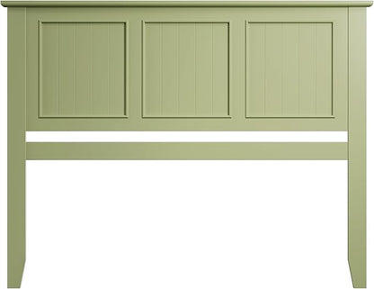 Scurrty Modern Headboard with Vintage Wood Frame,Antique Style Wood Headboard Queen Size, Bedroom Furniture (Green)