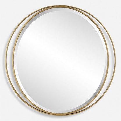 Uttermost 09991 Rhodes - Round Mirror-36 Inches Tall and 36 Inches Wide