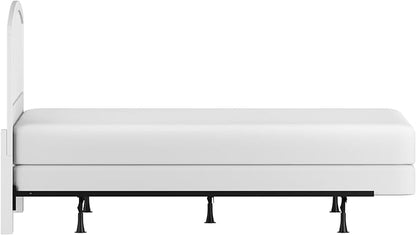 Hillsdale Carolina Headboard with Bed Frame, Full/Queen, White