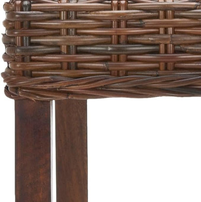 Safavieh Home Collection Cypress Cappuccino Wicker 30-inch Bar Stool