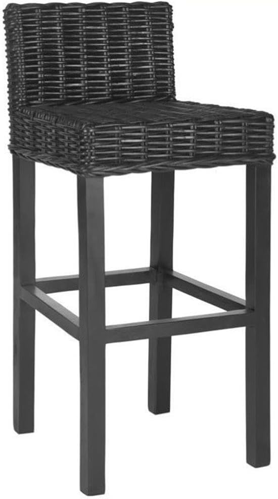 Safavieh Home Collection Cypress Cappuccino Wicker 30-inch Bar Stool