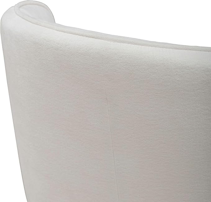 Liberty Furniture Accent Dining Chairs with Castors - Rounded Arm - Ivory Upholstry - Set of Four
