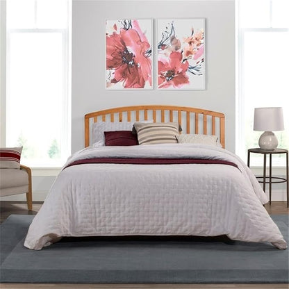 Hillsdale Carolina Headboard with Bed Frame, Full/Queen, Country Pine