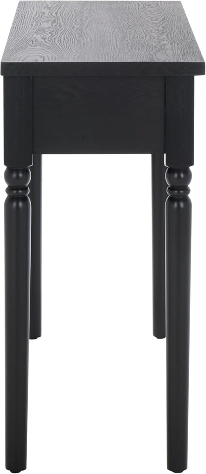 SAFAVIEH Home Collection Hanaka Black 1-Drawer Console Table