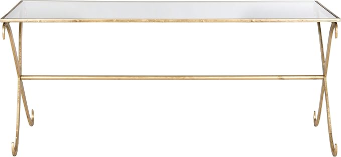 SAFAVIEH Home Collection Lavar Gold Coffee Table