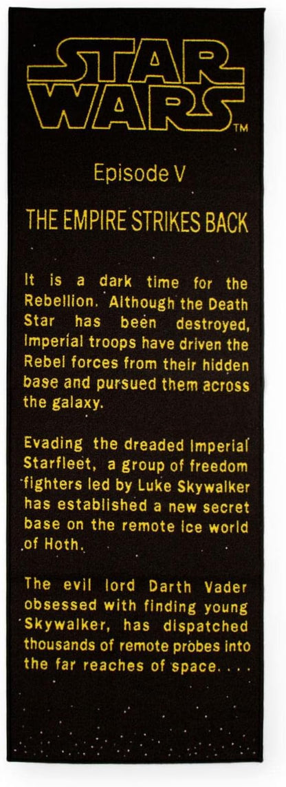 Star Wars: The Empire Strikes Back Title Crawl Printed Area Rug | Indoor Floor Mat, Accent Rug For Living Room and Bedroom, Home Decor For Kids Playroom | Movie Gifts And Collectibles | 27 x 77 Inches