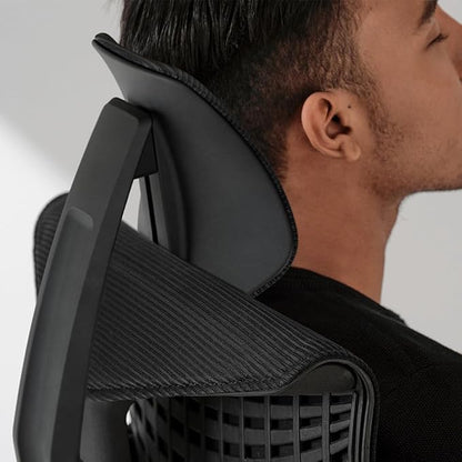 AUTONOMOUS ErgoChair Ultra 2 Ergonomic Office Chair Mesh Black Adjustable Lumbar Support, Rolling Swivel - Home office Desk Chairs with Headrest & Arms - Ergonomic Desk Chair Comfy for Gaming & Office