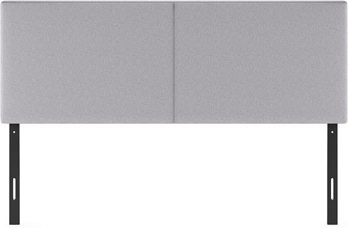 Furinno Roanne Upholstered Headboard, Queen, Glacier
