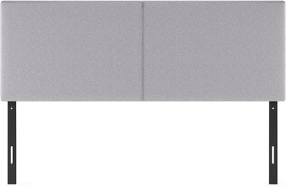 Furinno Roanne Upholstered Headboard, Queen, Glacier