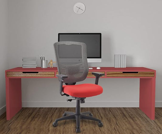 Tempur-Pedic Synchro-Tilt Task Chair, Red