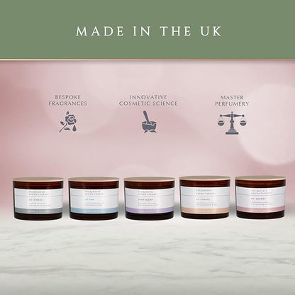 Pecksniff's Aromatherapy Re-Covery 3-Wick Candle, Juniper & Patchouli, Premium Spicy Pine Scent, Long-Lasting & Eco-Friendly, 285g