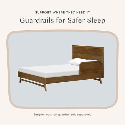 Babyletto Kids Palma Full Bed in Natural Walnut, GREENGUARD Gold Certified