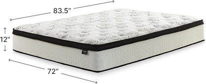 Signature Design by Ashley Chime Hybrid Twin 12" Mattress with Gel Memory Foam, Medium Firm, Pressure Relief, Fiberglass Free Mattress in a Box