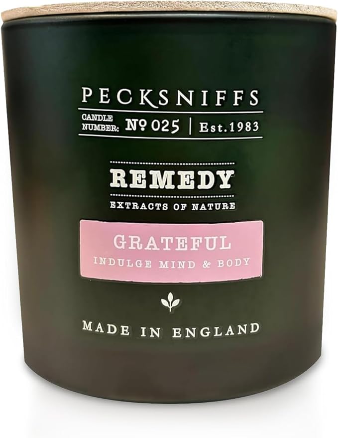 Pecksniff's Grateful Candle - 3 Wick, 19.4 oz, 550g - Grateful Fragrance - Long-Lasting, Relaxing Ambiance for Home Décor