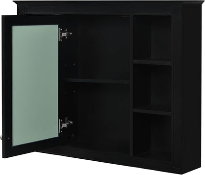36" Bathroom Vanity with Matching Medicine Cabinet, Modern Sink Storage Cabinet with Drawers, Soft Closing Doors and Shelf, Bathroom Vanities with Sink & Mirror