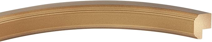 OVALCREST Oval Beveled Wall Mirror for Home Decor - Toronto Style - Desert Gold - 22" x 18"