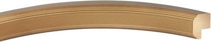 OVALCREST Oval Beveled Wall Mirror for Home Decor - Toronto Style - Desert Gold - 22" x 18"
