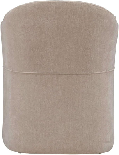 Liberty Furniture Accent Dining Chair with Castors - Squared Arm - Wicker Upholstry