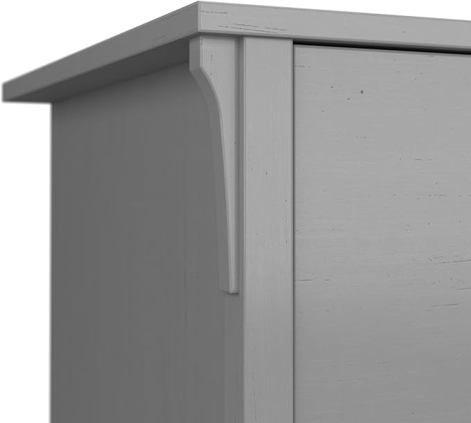 Bush Furniture Salinas 2 Drawer Lateral File Cabinet in Cape Cod Gray, Home Office Storage Solution, Organizer with Drawers for Workspace, Filing Unit