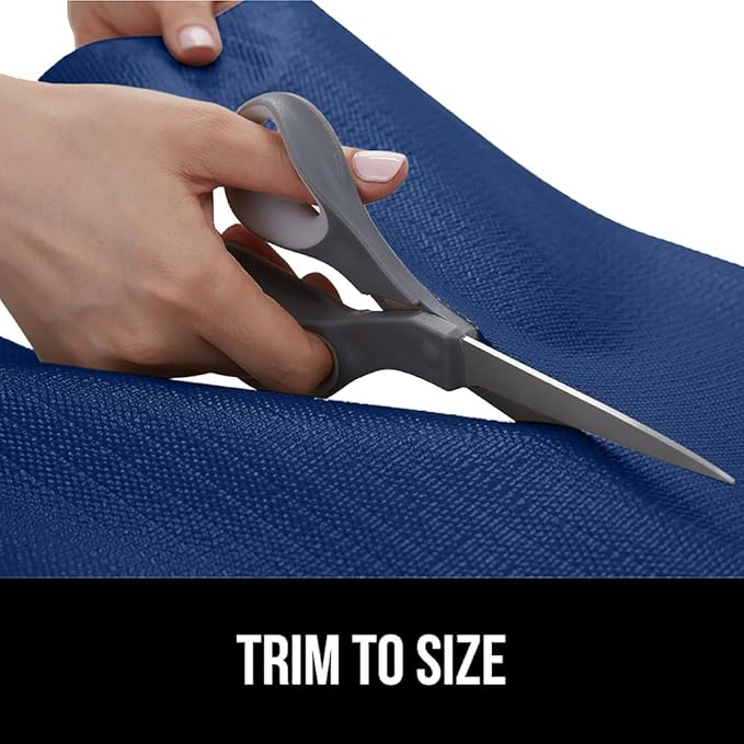 GORILLA GRIP Slip Resistant Drawer and Shelf Liner 2 Pack, Non Adhesive Water Resistant, Easy Clean and Trim, Smooth Surface Liners for Kitchen Cabinet, Shelves, Drawers, Pantry, 20 in x 20 FT, Navy
