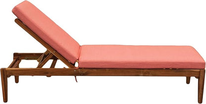 Tommy Bahama Chaise Cushion, 26" X 82" X 2.5", Bamboo Bay Mango