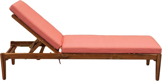 Tommy Bahama Chaise Cushion, 23" X 75" X 2.5", Bamboo Bay Mango