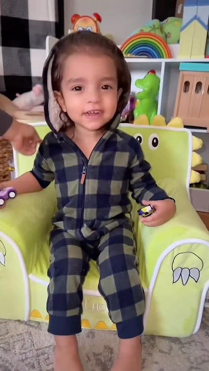 DIBSIES Personalized Creative Wonders Toddler Chair - Ages 1.5 to 4 Years Old (Dinosaur)