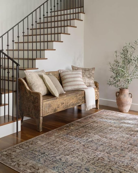 Loloi Amber Lewis Georgie Collection GER-09 Multi/Spice 8'-4" x 11'-6", .19" Pile Height, Area Rug
